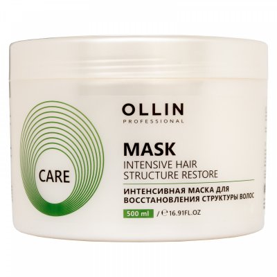 Купить ollin prof care (оллин) маска интенсивная для восстановления структуры волос, 500мл в Семенове