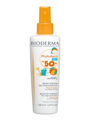 Купить bioderma photoderm kids (биодерма фотодерм) спрей для лица и тела солнцезащитный 200мл spf50+ в Семенове