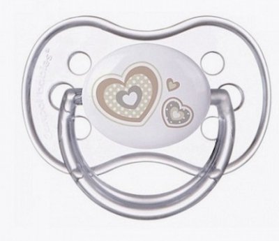 Купить canpol (канпол) пустышка круглая силиконовая 0-6 месяцев newborn baby белая 1 шт в Семенове