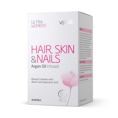 Купить vplab ultra women's витаминно-минеральный комплекс для улучшения состояния волос, ногтей и кожи у женщин, мягкие капсулы 90 шт бад в Семенове