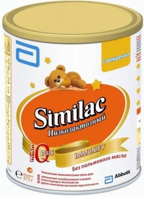 Купить симилак (similac) низколактозный, смесь молочная, 375г в Семенове