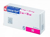 Купить экватор, таблетки 5мг+10мг, 30 шт в Семенове