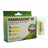 Купить farmadont iii (фармадонт 3), коллагеновые пластины при кровоточивости десен, 24 шт в Семенове