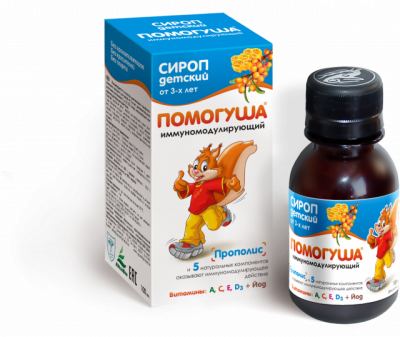 Купить сироп помогуша, иммуномодулирующий для детей с 3-х лет, флакон 100мл в Семенове
