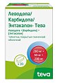 Купить леводопа/карбидопа/энтакапон-тева, таблетки покрытые пленочной оболочкой 200 мг+50 мг+200 мг, 30 шт в Семенове