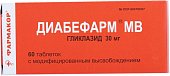 Купить диабефарм мв, таблетки с модифицированным высвобождением 30мг, 60 шт в Семенове