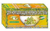 Купить фиточай сила российских трав №12 для нормализации нервной системы, фильтр-пакеты 1,5г, 20 шт бад в Семенове