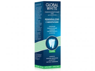Купить глобал вайт (global white) гель ременирализирующий для полости рта, 40мл в Семенове