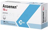 Купить алзепил, таблетки, покрытые пленочной оболочкой 10мг, 28 шт в Семенове