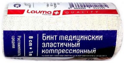 Купить бинт эластичный балтик медикал средней растяжимости, 1м х 8см в Семенове