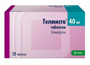 Телмиста, таблетки 40мг, 28 шт