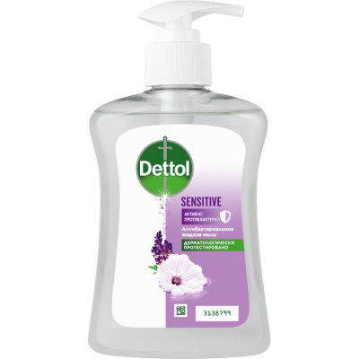 Купить dettol (деттол) мыло жидкое для чувствительной кожи с глицерином, 250мл в Семенове