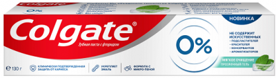Купить колгейт (colgate) зубная паста мягкое очищение 0% 130г в Семенове