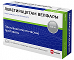 Купить леветирацетам велфарм, таблетки покрытые пленочной оболочкой 500 мг, 60 шт в Семенове
