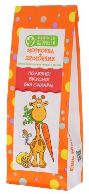 Купить лакомства для здоровья мармелад для детей морковь и лимон, 105г в Семенове