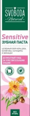 Купить svoboda natural (свобода натурал) зубная паста sensitive 124 гр в Семенове