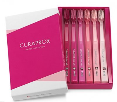 Купить curaprox (курапрокс) набор зубных щеток рink cs5460b розовый, 6 шт в Семенове