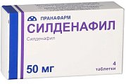 Купить силденафил, таблетки, покрытые пленочной оболочкой 50мг, 4 шт в Семенове