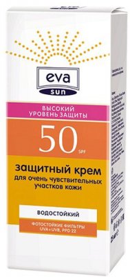 Купить eva sun (ева сан) крем для загара, 25мл spf50 в Семенове