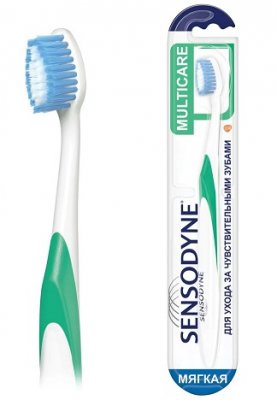 Купить сенсодин (sensodyne) зубная щетка комплексное очищение мягкая, 1 шт в Семенове