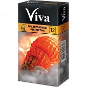 Купить viva (вива) презервативы ребристые 12шт в Семенове