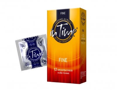 Купить in time (ин тайм) презервативы файн особо тонкие 12шт в Семенове