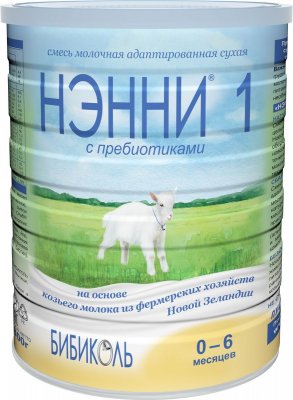 Купить нэнни 1 смесь на основе натурального козьего молока с пребиотиками с рождения, 800г в Семенове