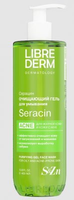 Купить librederm seracin (либридерм) гель для умывания лица очищающий, 400мл в Семенове