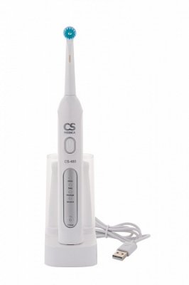 Купить зубная щетка электрическая звуковая cs medica cs-485, с зарядным устройством в Семенове