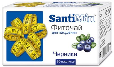 Купить сантимин, черника чай пак №30_бад (советевропродукт, россия) в Семенове