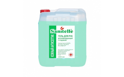 Купить sanitelle (санитель) гель для рук антисептический с экстрактом алоэ и витамином е 5000мл в Семенове