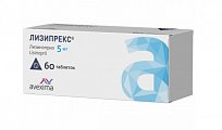 Купить лизипрекс, таблетки 5 мг, 60шт в Семенове