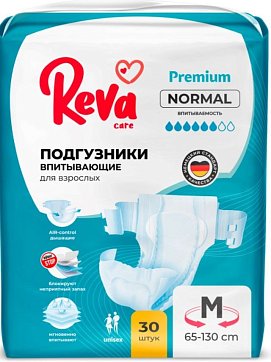 Reva Care (Рева Кеа) подгузники для взрослых Normal размер M 30 шт.