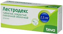 Купить лестродекс, таблетки, покрытые пленочной оболочкой 2,5мг, 30 шт в Семенове