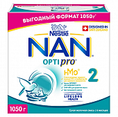 Купить nan 2 optipro (нан) смесь сухая для детей с 6 месяцев, 1050г в Семенове