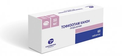 Купить тофизопам-канон, таблетки 50мг, 60 шт в Семенове
