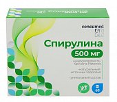 Купить спирулина консумед (consumed), таблетки 500мг, 60 шт бад в Семенове