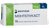 Купить монтелукаст, таблетки жевательные, для детей 4мг 15шт в Семенове
