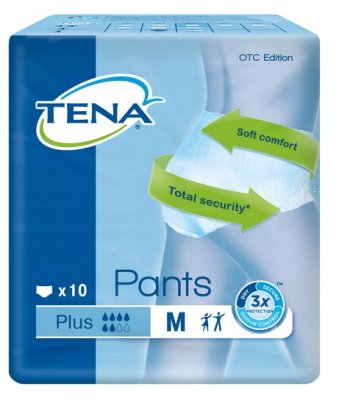 Купить tena (тена) подгузники-трусы, pants plus m, 10 шт в Семенове