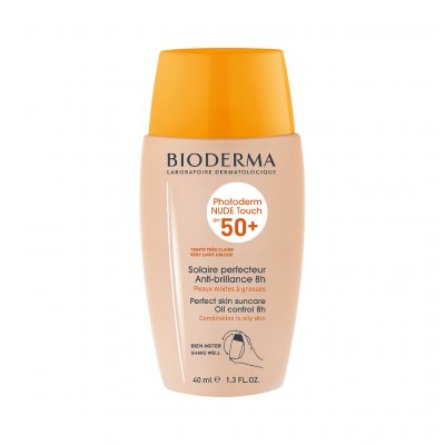 Купить bioderma photoderm (биодерма фотодерм) флюид для лица солнцезащитный тон светный 40мл spf50+ в Семенове