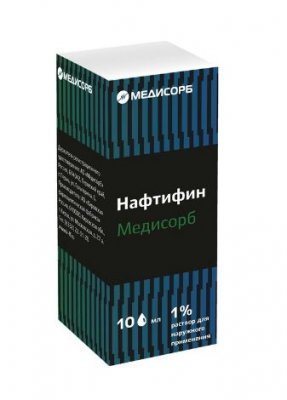 Купить нафтифин медисорб, раствор для наружного применения 1%, 10 мл в Семенове