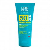 Купить librederm bronzeada (либридерм) крем солнцезащитный для лица и зоны декольте, 50мл spf50 в Семенове