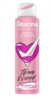 Купить rexona (рексона) антиперспирант-аэрозоль нежно и сочно, 150мл в Семенове