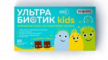 Купить ультрабиотик кидс bioforte (биофорте), таблетки жевательные со вкусом шоколада, 20 шт бад в Семенове