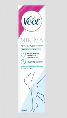 Купить veet minima (вит) крем для депиляции для чувствительной кожи, 200мл в Семенове