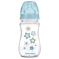 Купить canpol (канпол) бутылочка easystart newborn baby с широким горлышком антиколиковая 3+ мес, 240мл мл, 35/217 голубой в Семенове