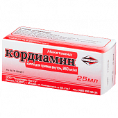 Купить кордиамин, капли для приема внутрь 250мг/мл, флакон 30мл в Семенове