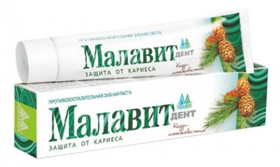 Купить малавит-дент, зубная паста кедр и можжевельник, 75мл в Семенове