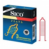Купить sico (сико) презервативы pearl точечное рифление 3шт в Семенове