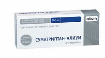 Купить суматриптан-алиум, таблетки, покрытые пленочной оболочкой 100мг, 2шт в Семенове
